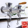 stainless steel manual meat grinder hand operate meat mincer machine 8